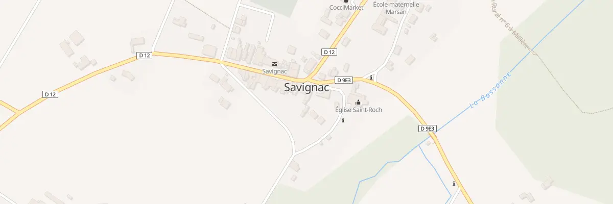 Plan du 49 Le Bourg à Savignac