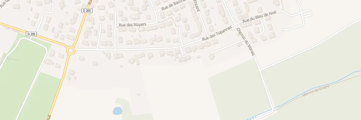 Plan du 26 Rue des Topannes à Distré