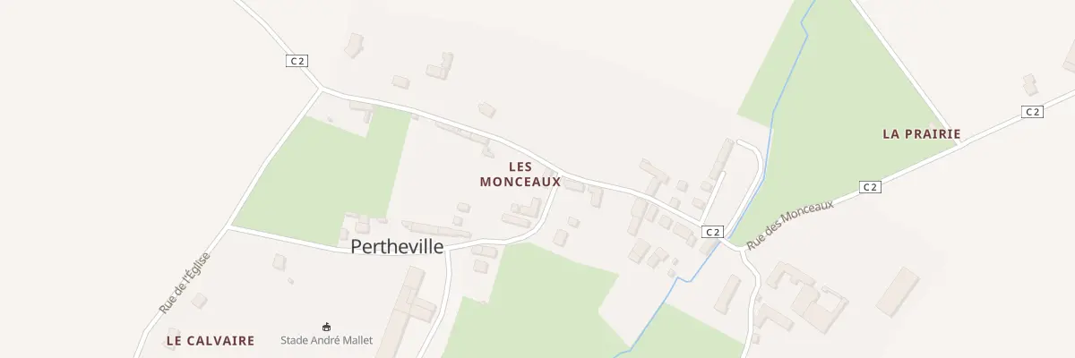 Plan du 5025 Les Monceaux à Pertheville-Ners
