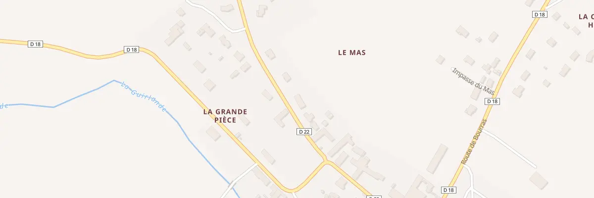 Plan du 23 Rte de Condé à Bassac