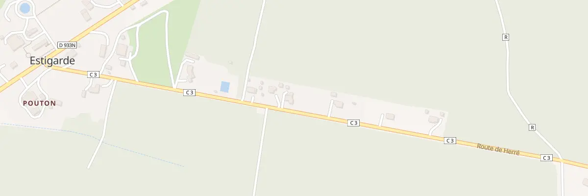 Plan du 431 Rte de Herré à Estigarde