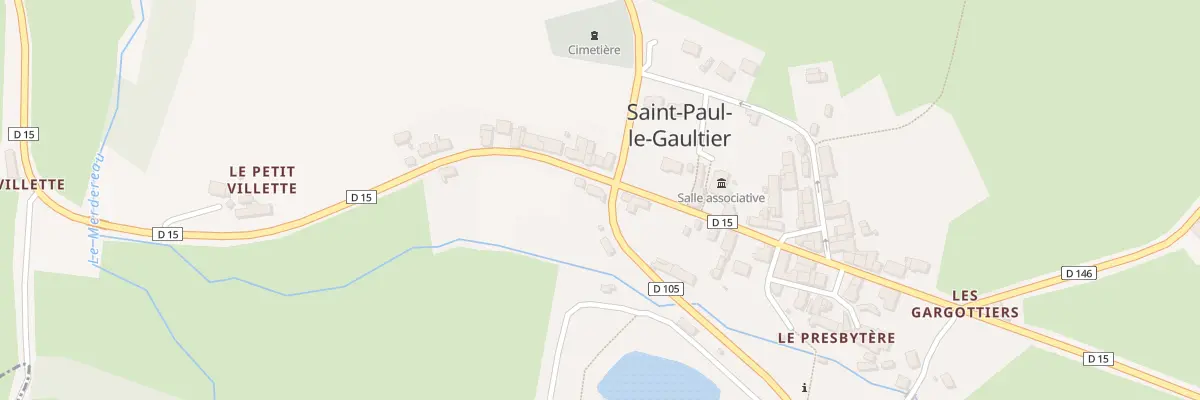 Plan du 19 Rue de Villaines-la-juhel à Saint-Paul-le-Gaultier