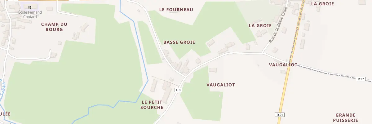 Plan du 5084 Basse Groie à Chassillé