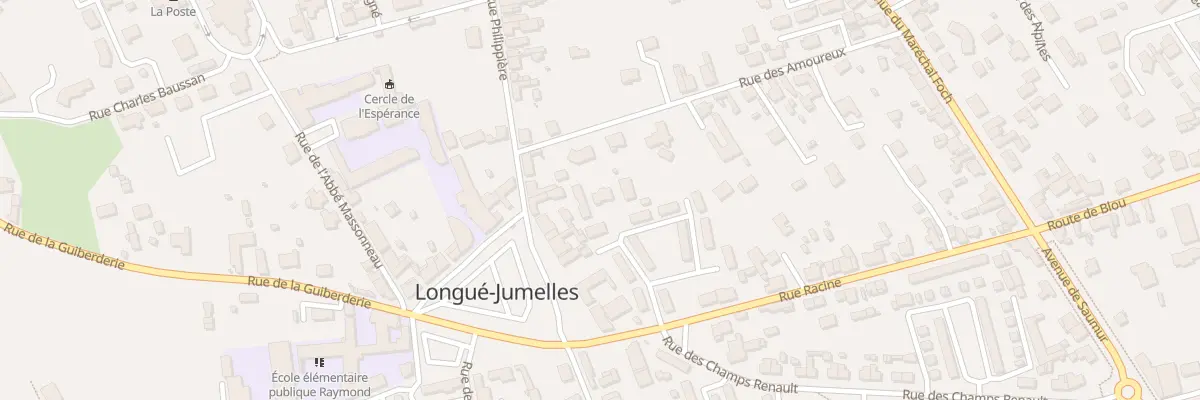 Plan du 53 Rue Corneille à Longué-Jumelles