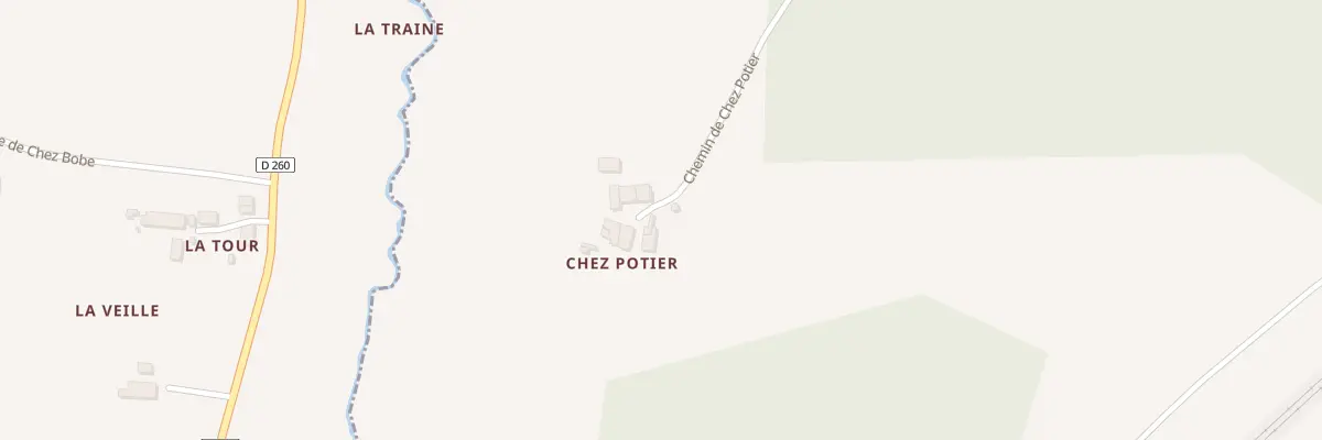 Plan du 1 Che de Chez Potier à Saint-Vallier