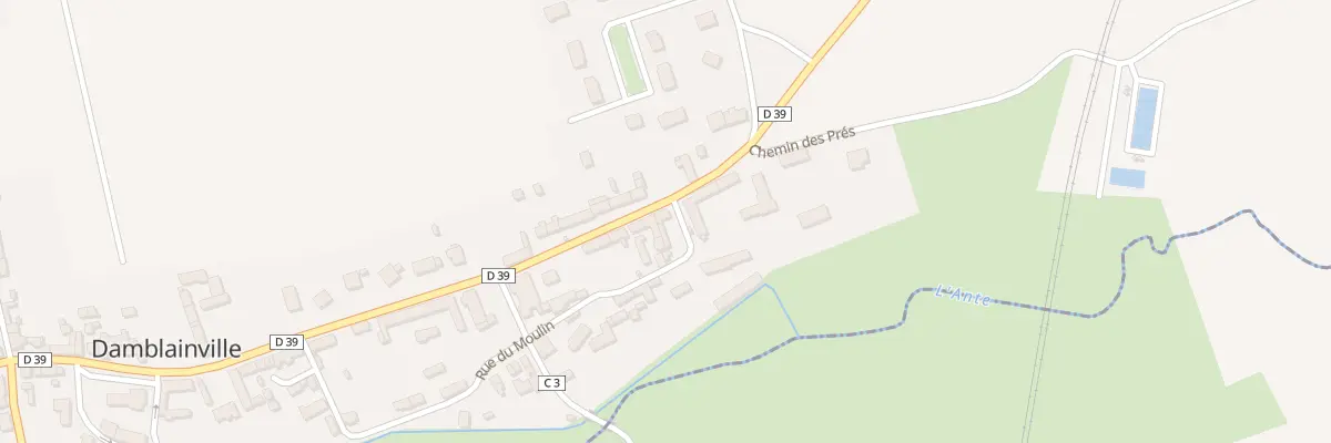 Plan du 5068 Le Bourg à Damblainville