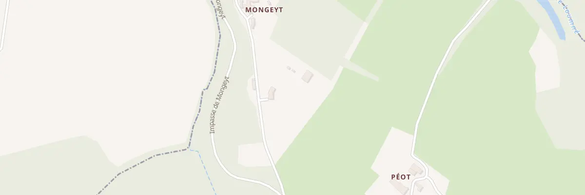 Plan du 4 Imp de Mongeyt à Estang