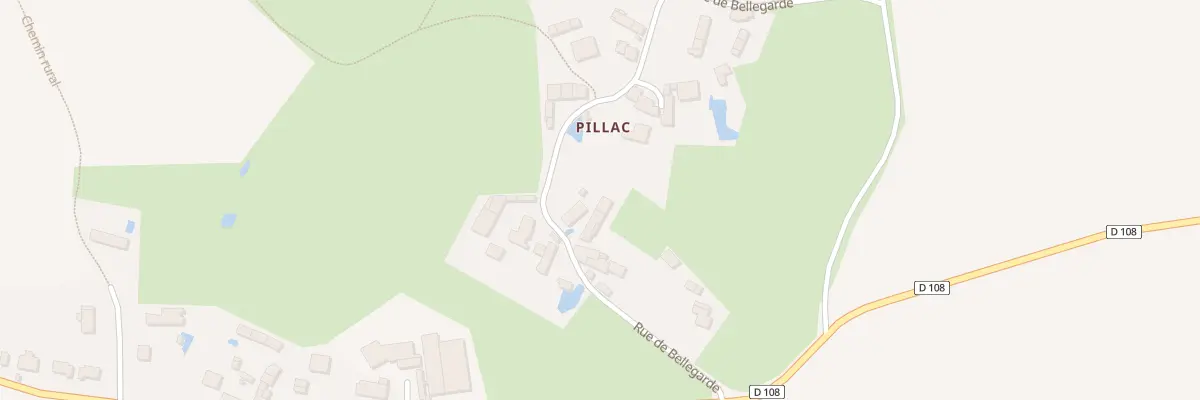 Plan du 8 Rue de Bellegarde Pillac à Sepvret