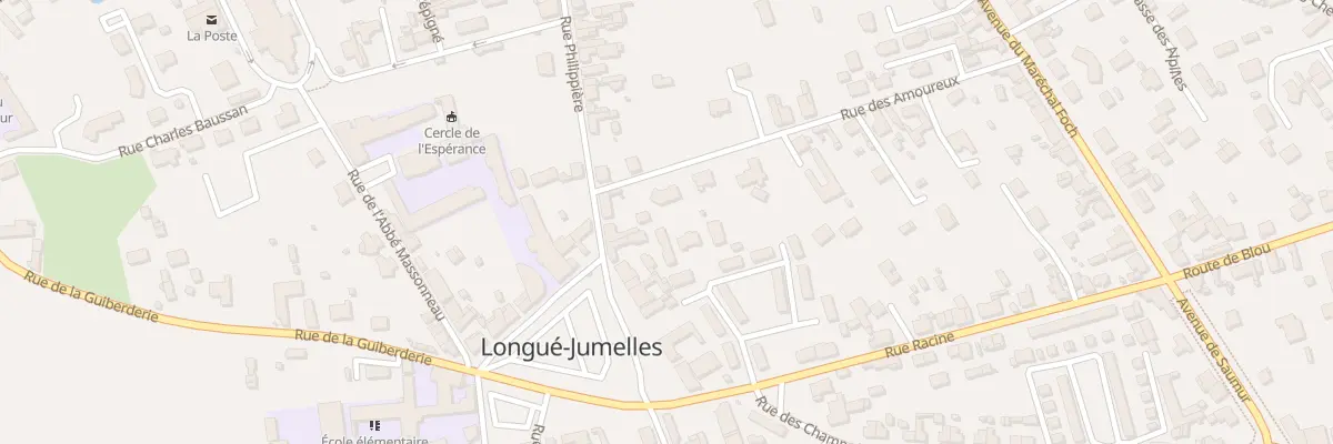 Plan du 55 Rue des Amoureux à Longué-Jumelles