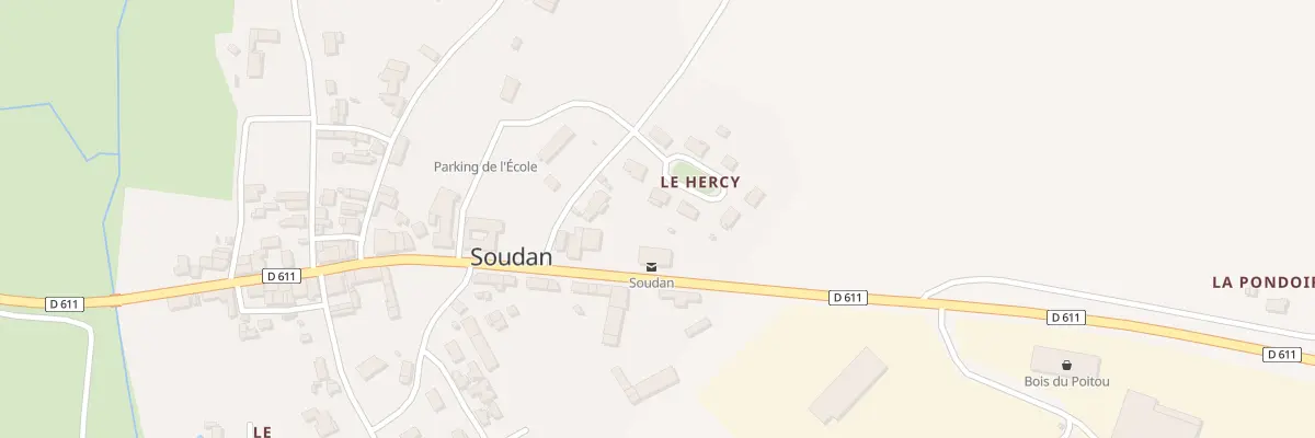 Plan du 7 Rue du Hercy à Soudan