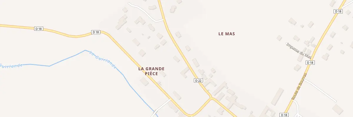 Plan du 18 Rte de Condé à Bassac