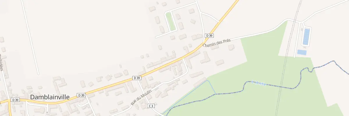 Plan du 29 Rte de Livarot à Damblainville