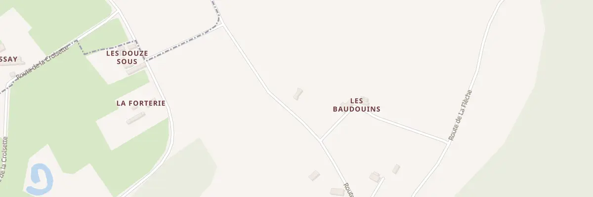 Plan du 310 Rte de la Hardière à Baugé-en-Anjou