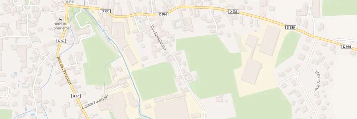 Plan du 9 Rue Saint James à Pontacq