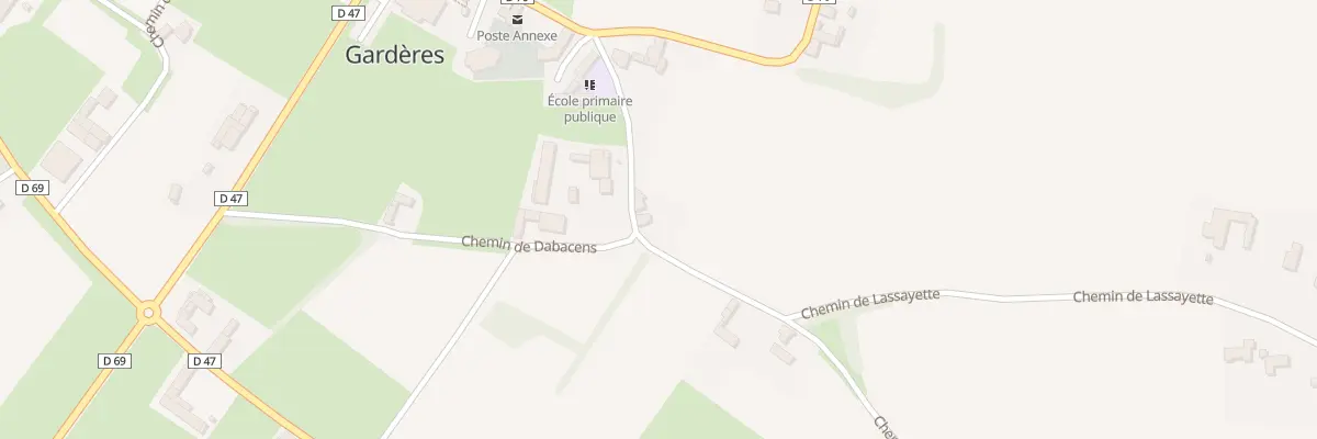 Plan du 5 Che de Lassayette à Gardères
