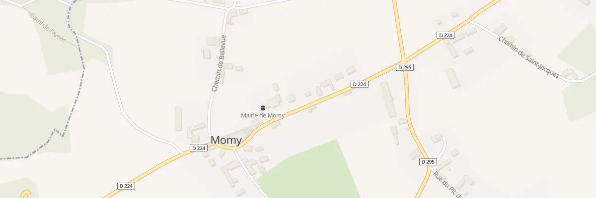 Plan du 7 Rue de la Mairie à Momy