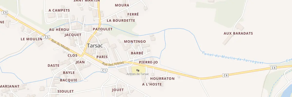 Plan du 71 Rue de Barbé à Tarsac
