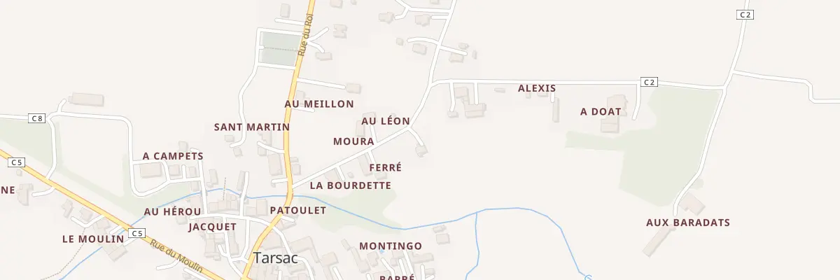 Plan du 168 Rue du Galaoubet à Tarsac