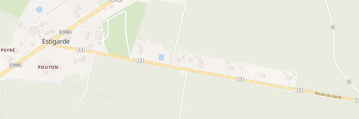 Plan du 377 Rte de Herré à Estigarde