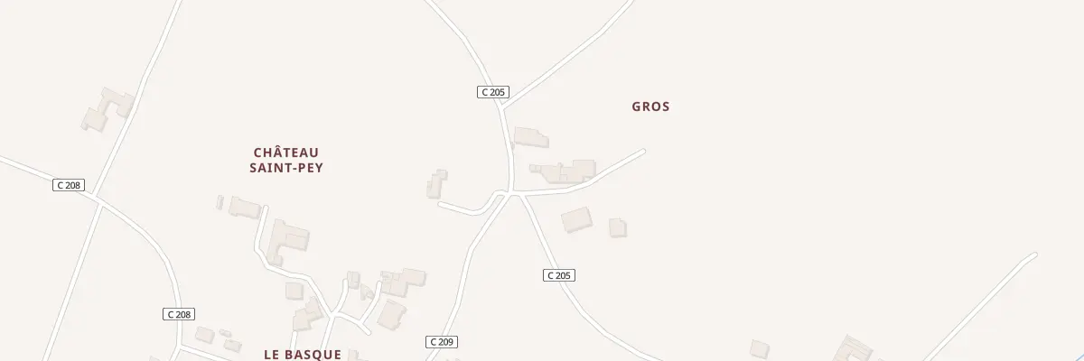 Plan du 75 Gros à Saint-Pey-d’Armens