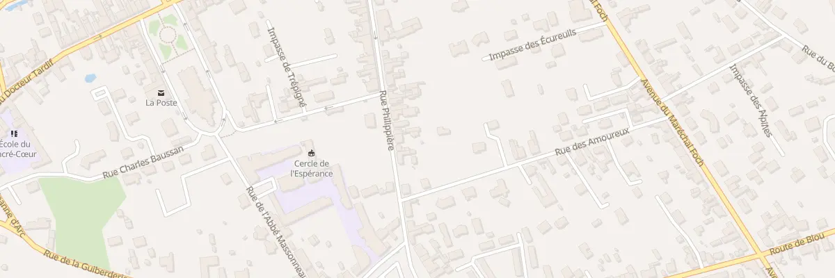 Plan du 45 Rue Philippière à Longué-Jumelles