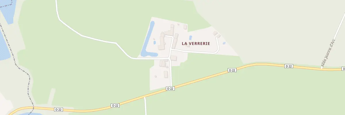 Plan du 2 La Verrerie à La Ferrière-en-Parthenay