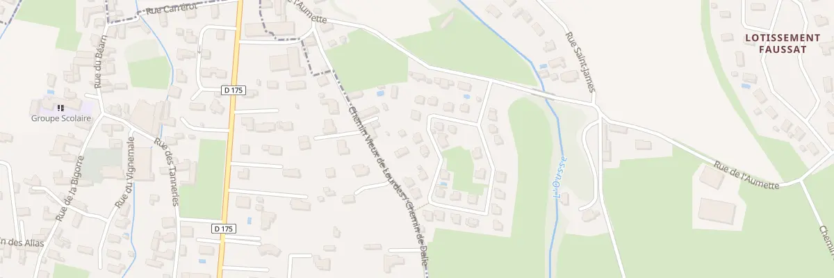 Plan du 12 Rue du Hameau de l’Aumette à Pontacq