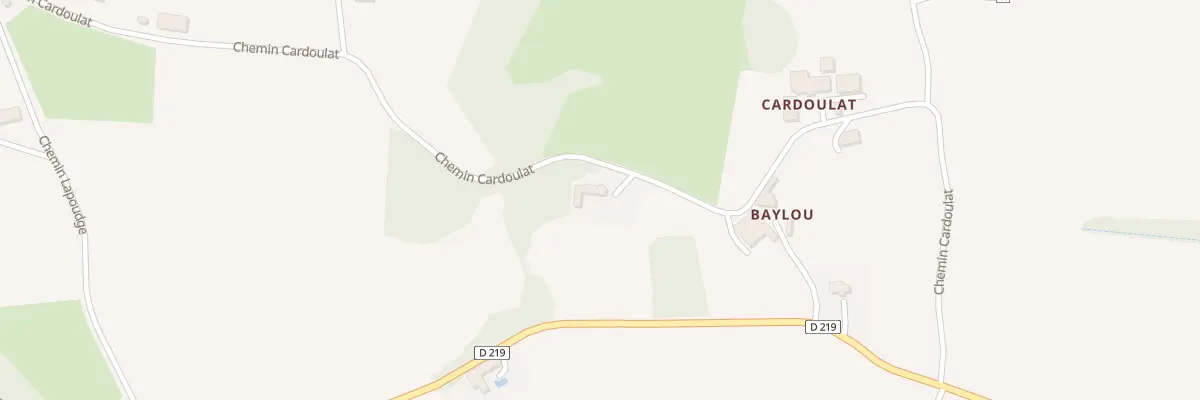 Plan du 5 Che Cardoulat à Arrosès