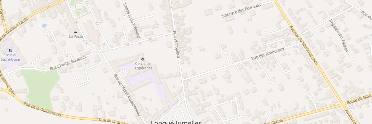 Plan du 53 Rue Philippière à Longué-Jumelles