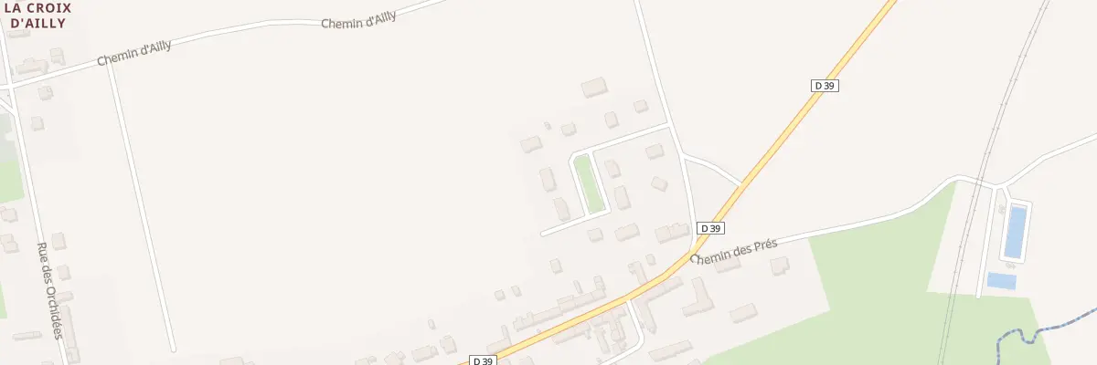Plan du 10 Lot les Terres Noires à Damblainville