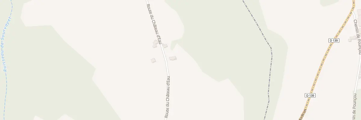 Plan du 1 Rte du Chateau d’Eau à Castillon (Canton de Lembeye)