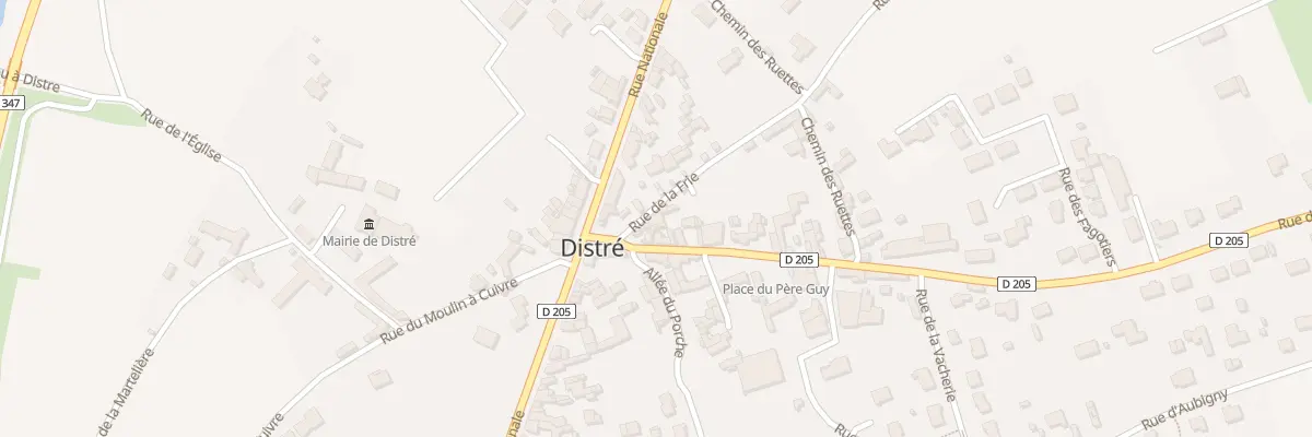 Plan du 2 Rue de la Frie à Distré