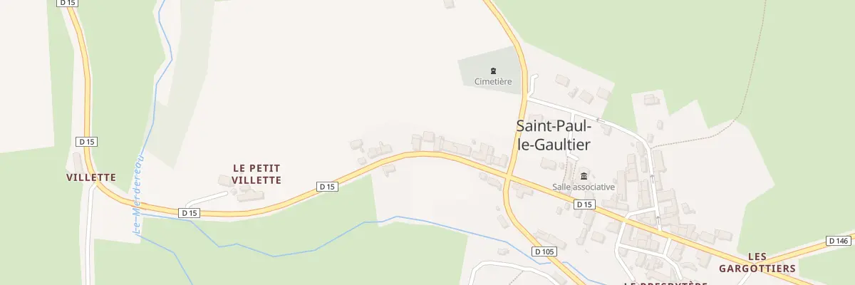 Plan du 26 Rue de Villaines-la-juhel à Saint-Paul-le-Gaultier