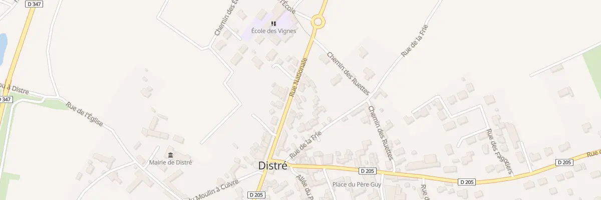 Plan du 54 Rue Nationale à Distré