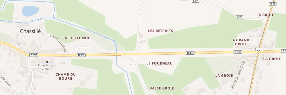 Plan du 5091 Les Retraits à Chassillé