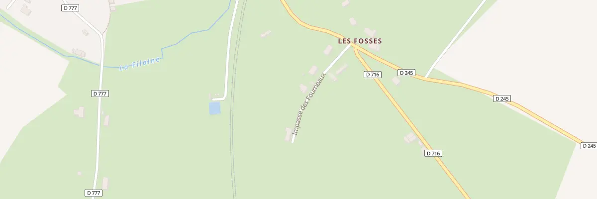 Plan du 6 Imp des Fourneaux à Nécy