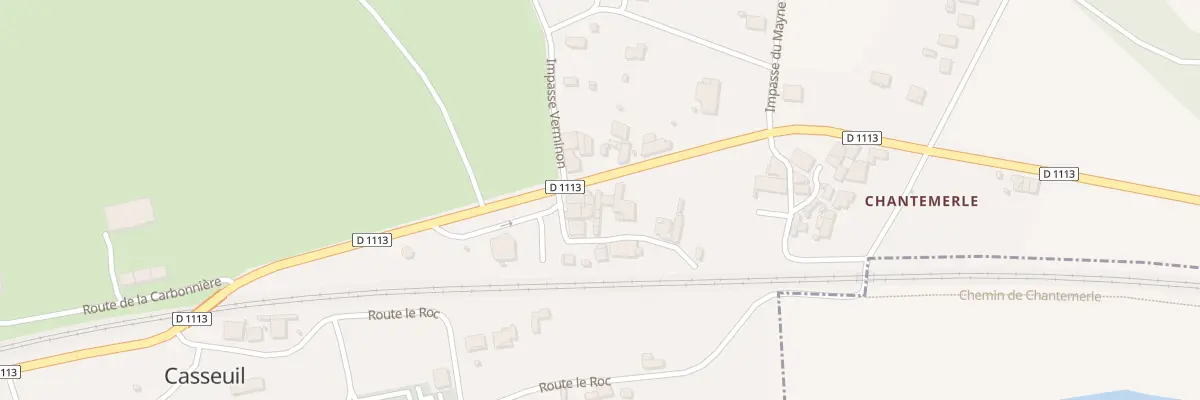 Plan du 21 Rte Nationale 113 à Casseuil