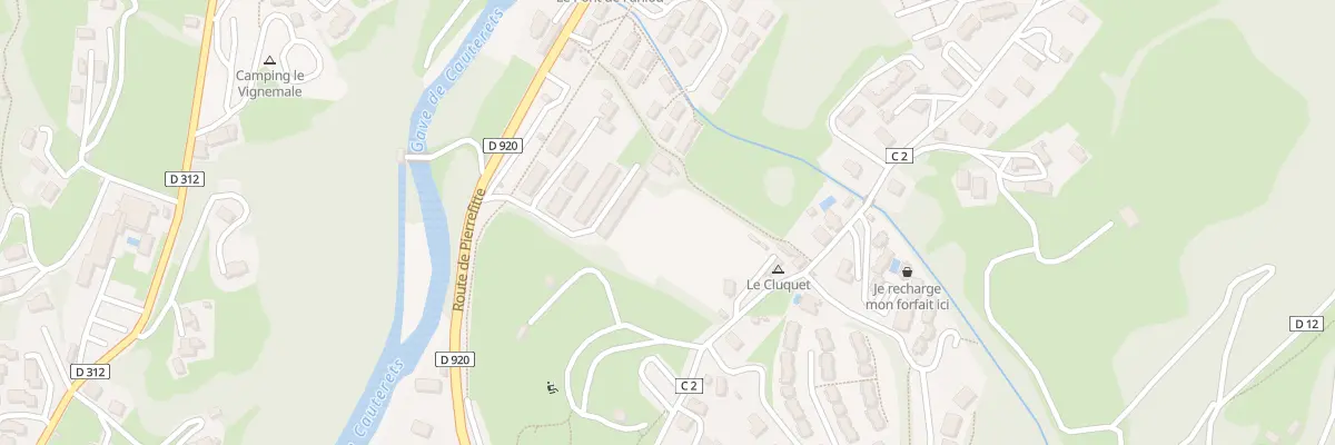 Plan du 8A Rte de Pierrefitte à Cauterets