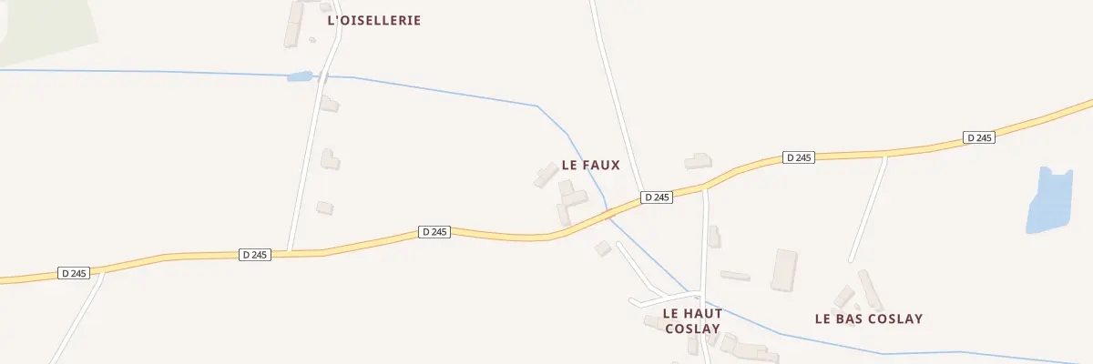 Plan du 4 Le Faux à Champfrémont