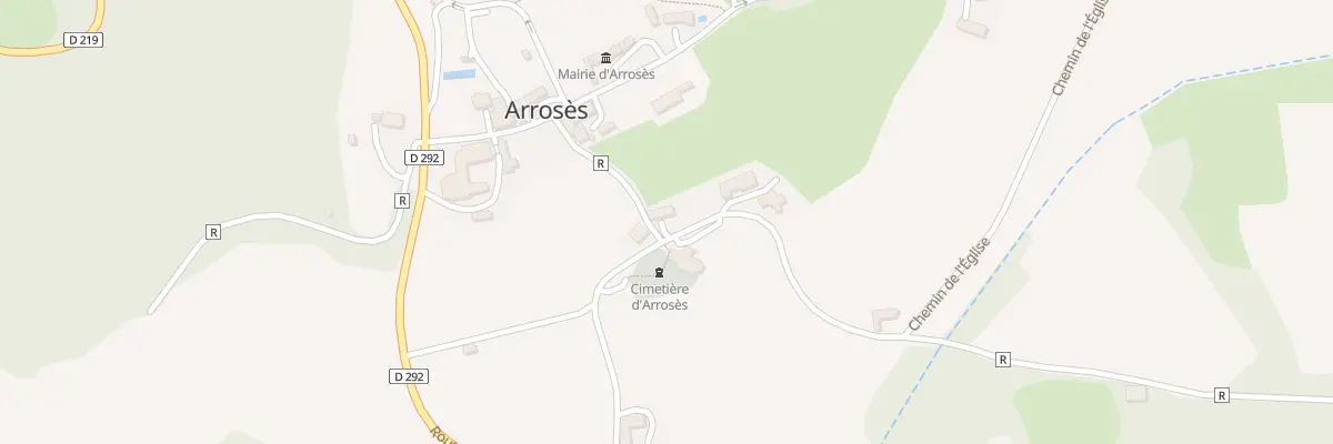 Plan du 3 Che de l’Eglise à Arrosès