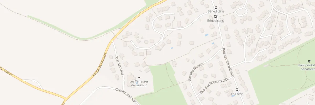 Plan du 11 Rue Raymond Chaume à Saumur