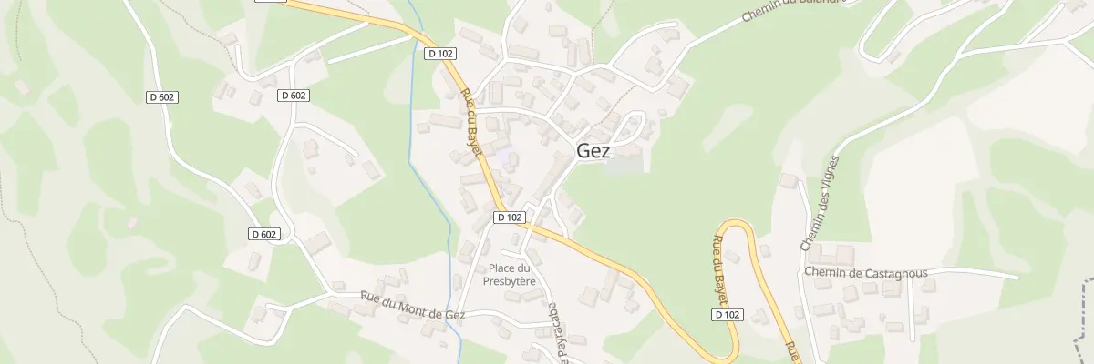 Plan du 5 Rue de l’Église à Gez