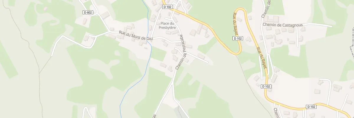 Plan du 6 Che de Peyracabe à Gez