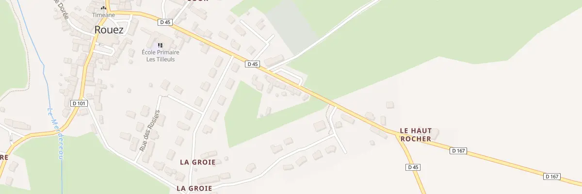 Plan du 20 Rue de l’Abbaye à Rouez