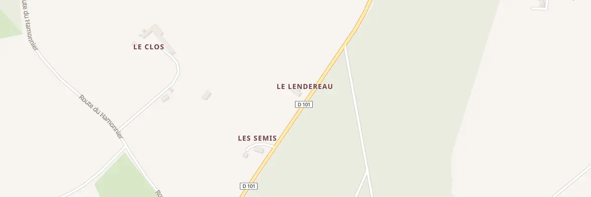 Plan du 5199 Le Landereau à Tennie