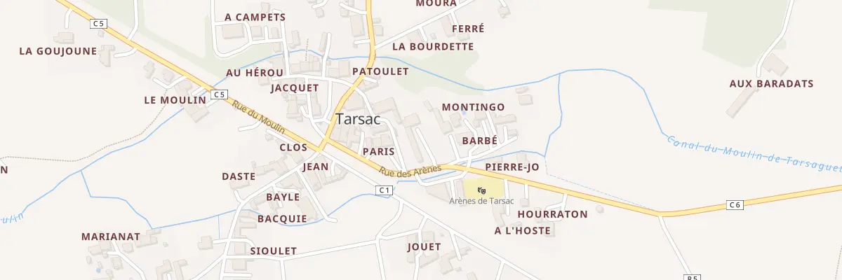 Plan du 149 Rue des Arènes à Tarsac