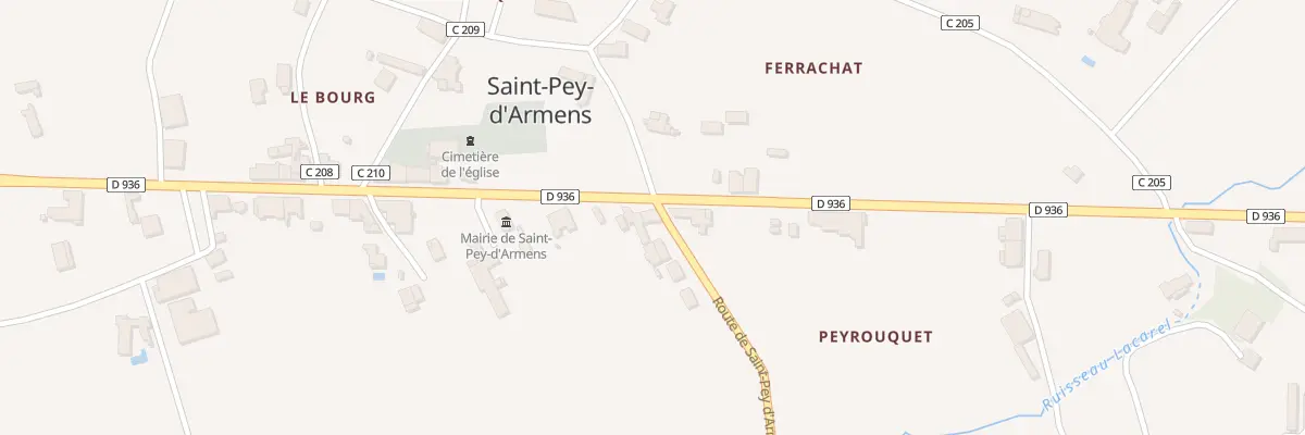 Plan du 108 Bourret à Saint-Pey-d’Armens
