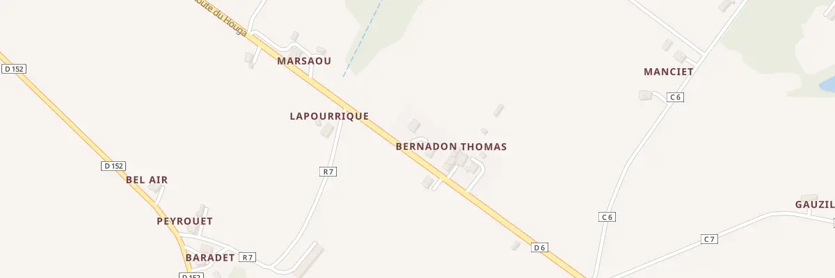 Plan du 3 Rte de Nogaro à Magnan