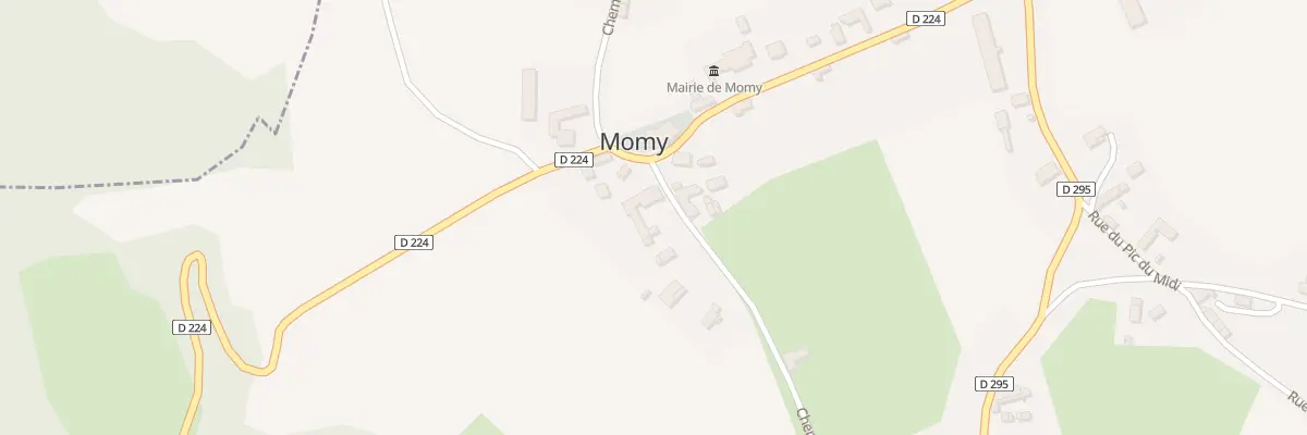 Plan du 20 Che Lapoudge à Momy