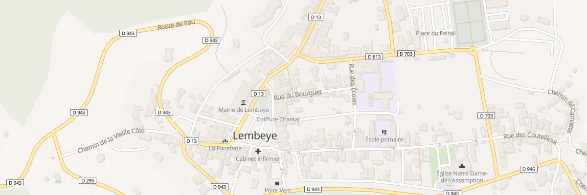 Plan du 4 Rue du Bourguet à Lembeye